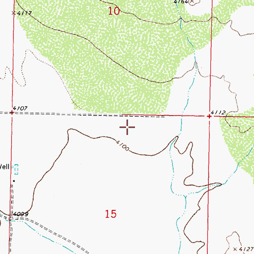 Topographic Map of 00909 Water Well, NM