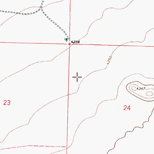 Topographic Map of 05027 Water Well, NM