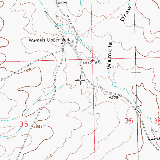 Topographic Map of 06078 Water Well, NM