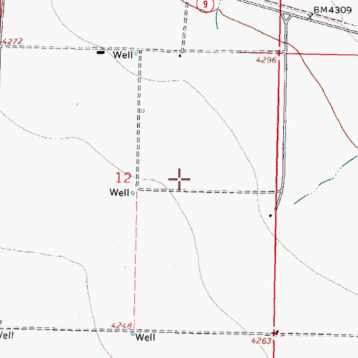 Topographic Map of 06126 Water Well, NM