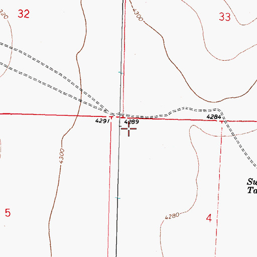 Topographic Map of 01072 Water Well, NM
