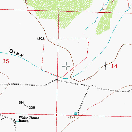 Topographic Map of 01630 Water Well, NM