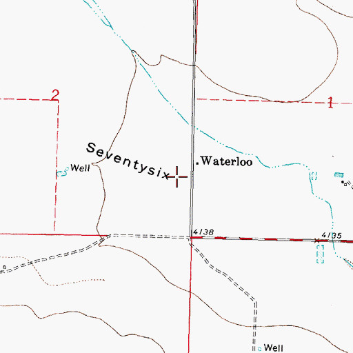 Topographic Map of 00929 Water Well, NM
