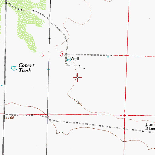 Topographic Map of 00938 Water Well, NM