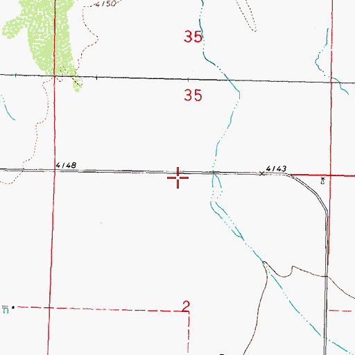 Topographic Map of 10382 Water Well, NM