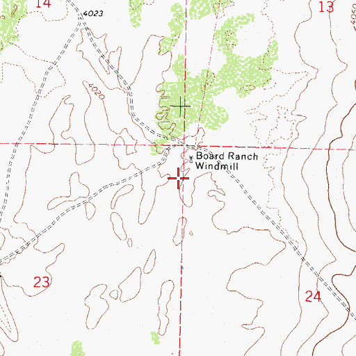 Topographic Map of 01628 Water Well, NM