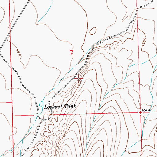 Topographic Map of 06081 Water Well, NM
