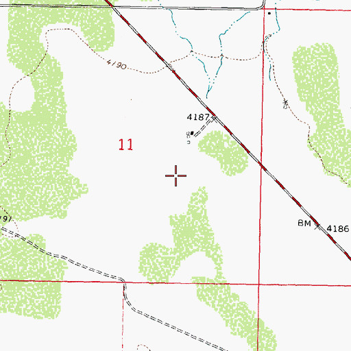 Topographic Map of 00829 Water Well, NM