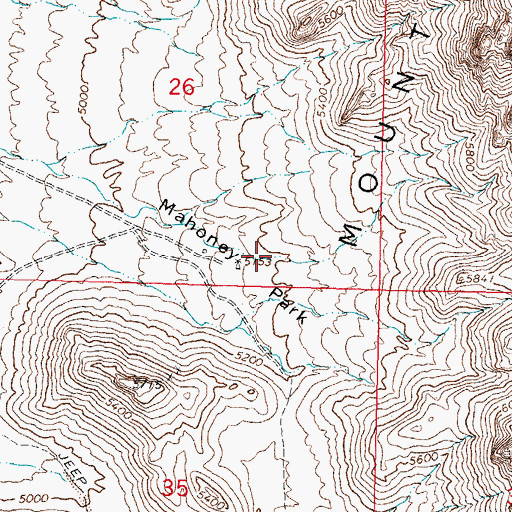 Topographic Map of 00659 Water Well, NM