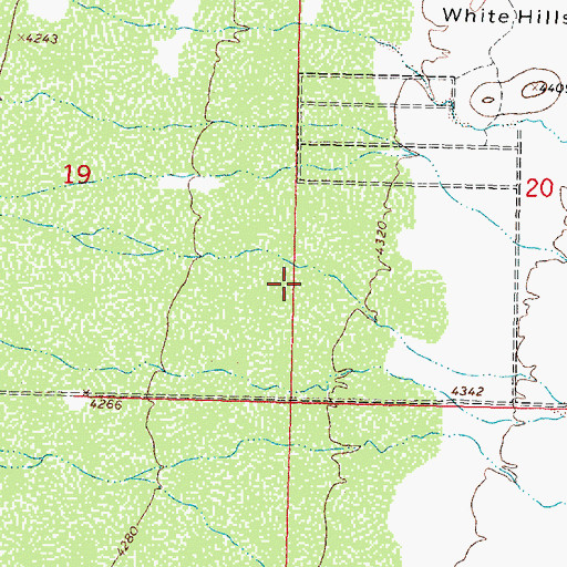 Topographic Map of 10306 Water Well, NM