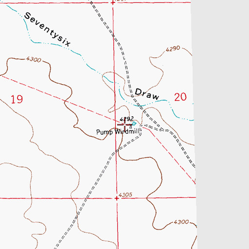 Topographic Map of 01413 Water Well, NM