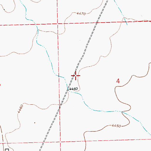 Topographic Map of 06080 Water Well, NM