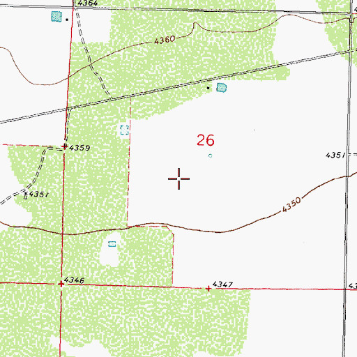 Topographic Map of 00618 Water Well, NM
