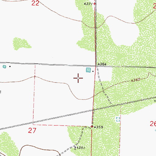 Topographic Map of 00624 Water Well, NM