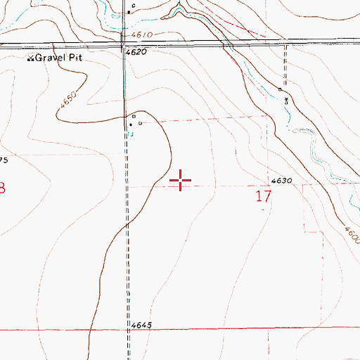 Topographic Map of 10403 Water Well, NM