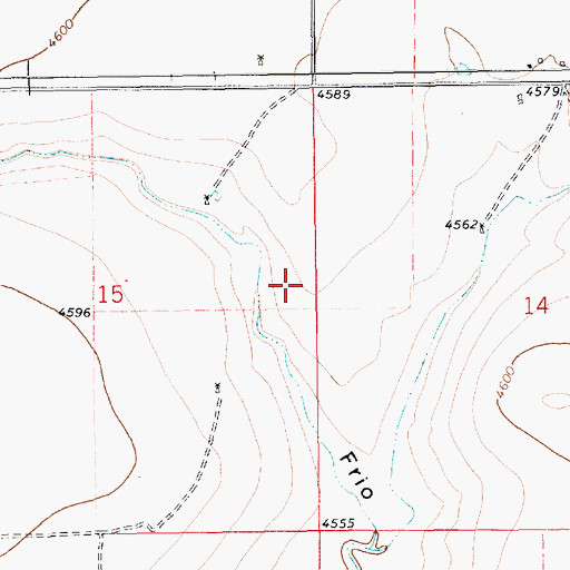 Topographic Map of 10290 Water Well, NM