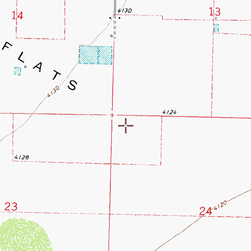 Topographic Map of 10136 Water Well, NM