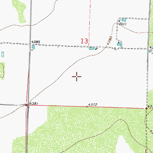 Topographic Map of 00605 Water Well, NM