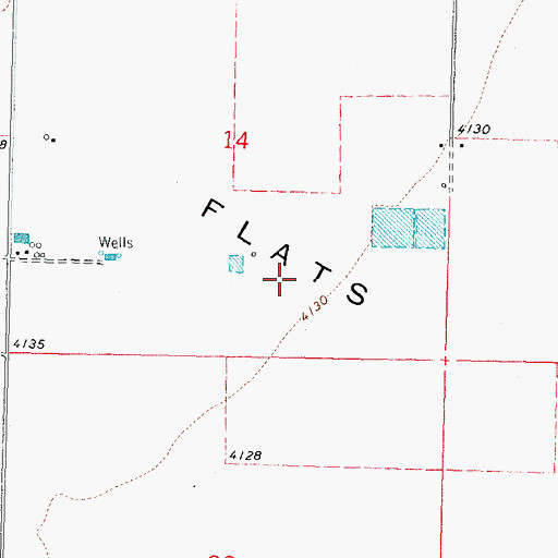 Topographic Map of 00316 Water Well, NM