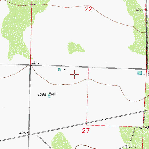 Topographic Map of 00622 Water Well, NM