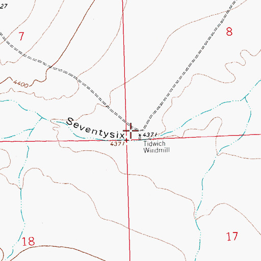 Topographic Map of 01421 Water Well, NM