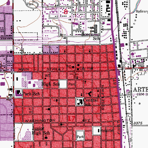 Topographic Map of Christian Church, NM