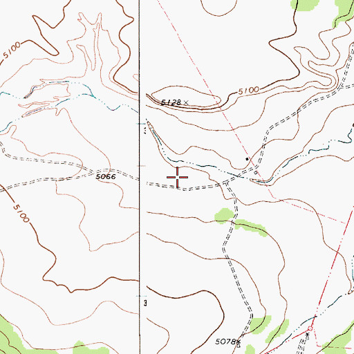 Topographic Map of Conchas Ranch, NM