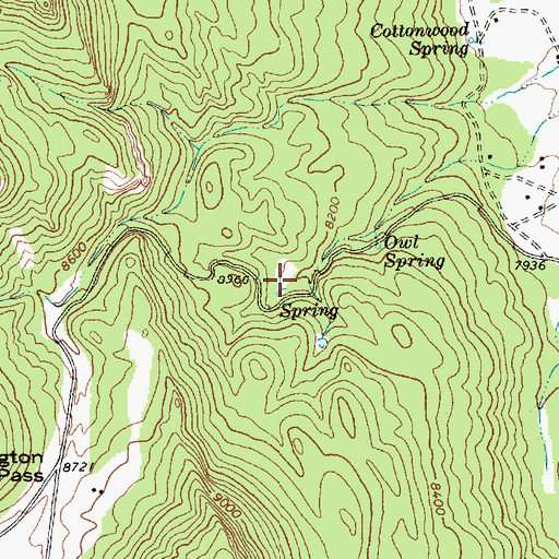 Topographic Map of 12M-1 Spring, NM