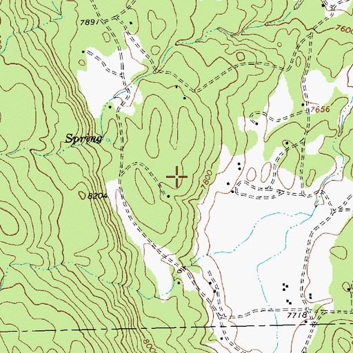 Topographic Map of 14GS-68-1 Spring, NM