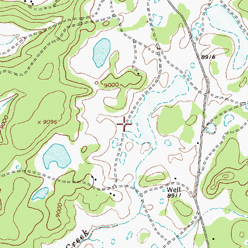 Topographic Map of 300-95 Spring, NM