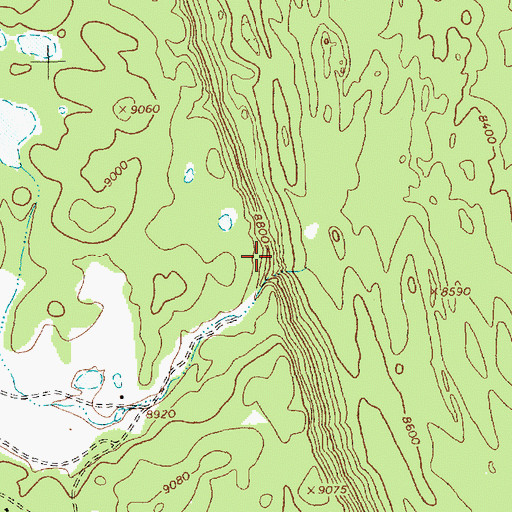 Topographic Map of 300-98 Spring, NM