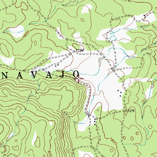 Topographic Map of 14N-1 Spring, NM