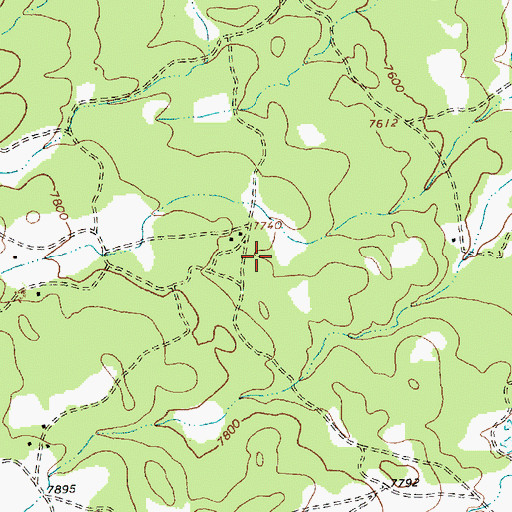 Topographic Map of 12T-121 Water Well, NM