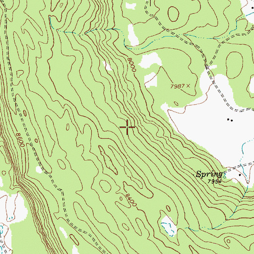 Topographic Map of Washington Pass Radar Site, NM