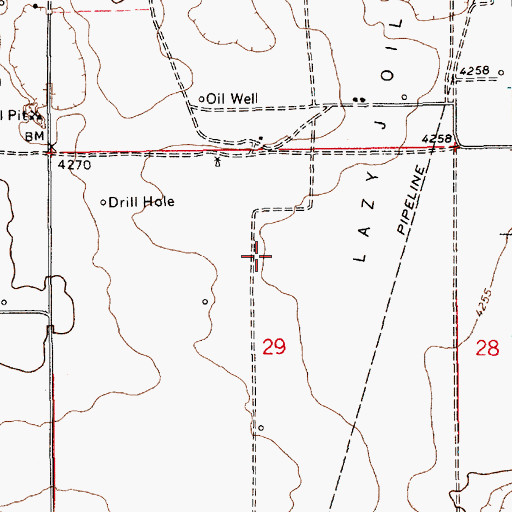 Topographic Map of 10956 Water Well, NM