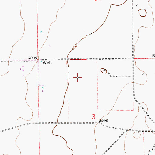 Topographic Map of 10111 Water Well, NM