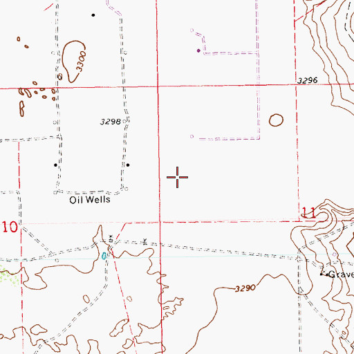 Topographic Map of 10533 Water Well, NM