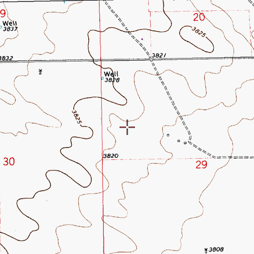 Topographic Map of 10150 Water Well, NM