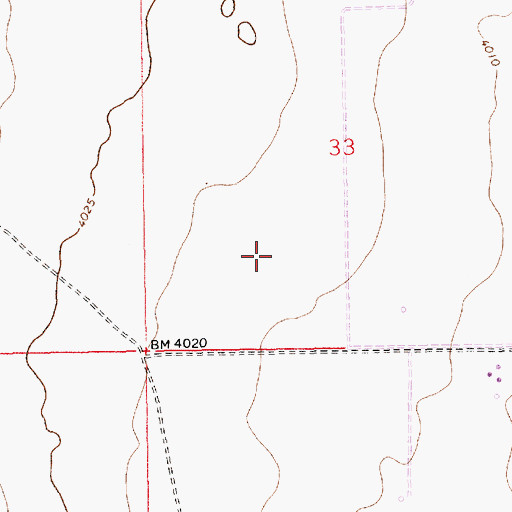 Topographic Map of 10062 Water Well, NM
