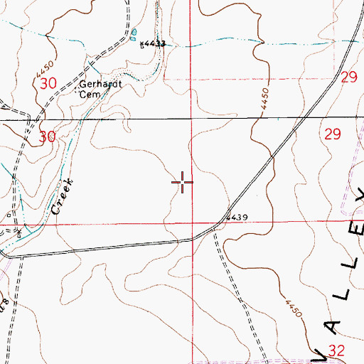 Topographic Map of 10545 Water Well, NM