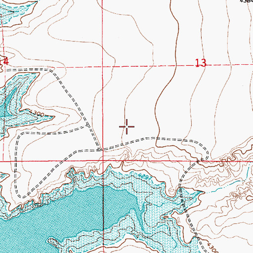 Topographic Map of 10585 Water Well, NM
