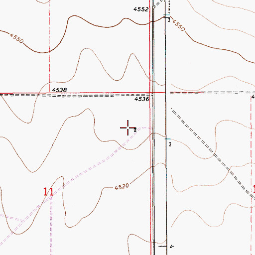 Topographic Map of 10604 WAter Well, NM
