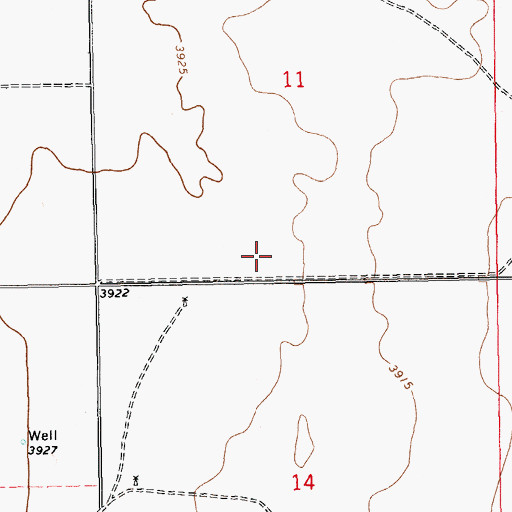 Topographic Map of 10071 Water Well, NM