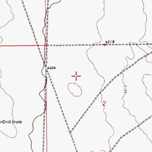 Topographic Map of 10929 Water Well, NM