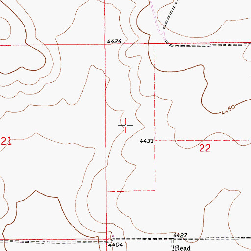 Topographic Map of 10616 Water Well, NM