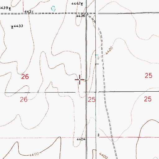 Topographic Map of 10626 Water Well, NM