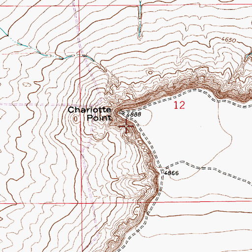 Topographic Map of 10553 Water Well, NM