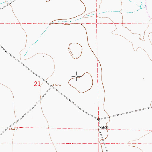 Topographic Map of 10471 Water Well, NM