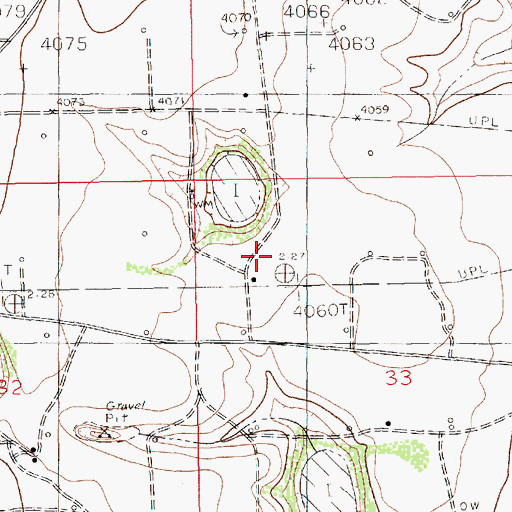 Topographic Map of 11322 Water Well, NM