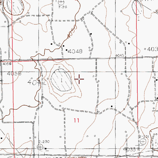 Topographic Map of 11302 Water Well, NM